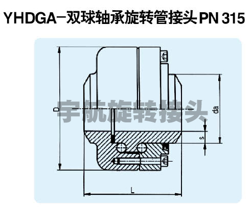 YHDGA-双球轴承旋转管接头